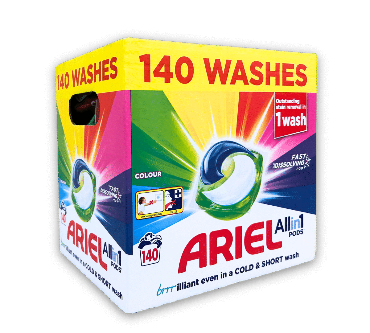 Ariel All-in-One Fast Dissolving COLOUR