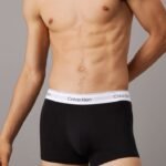 Calvin Klein vyriškos trumpikės cotton stretch Juoda Klasikinio stiliaus apatiniai. Papildomas tamprumas patogumui ir formos išlaikymui. Spalva: Juoda