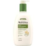 Aveeno Daily Moisturising Body Lotion bottle with green pump, 500 ml, for normal to dry skin