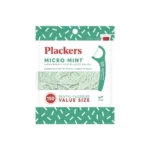 Plackers Micro Mint dental flossers in value-size package, mint flavor, 150 flossers
