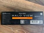 Black Road Angel Halo View box on a wooden table, with product name prominently printed and a barcode at the bottom right.